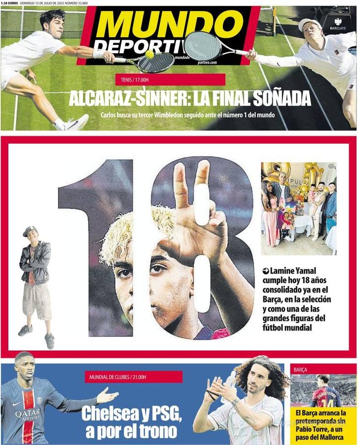 Capa Mundo Deportivo - 2025-07-13