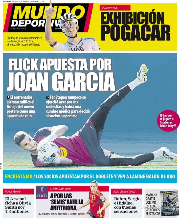 Capa Mundo Deportivo - 2025-07-18