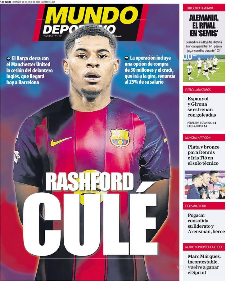 Capa Mundo Deportivo - 2025-07-20
