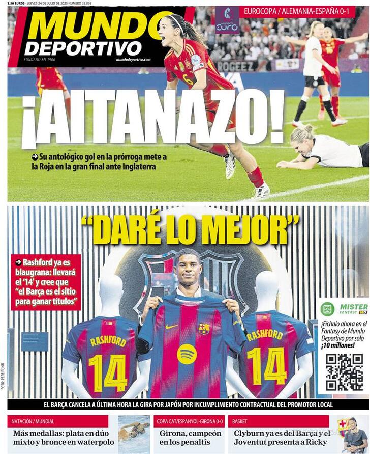 Capa Mundo Deportivo - 2025-07-24