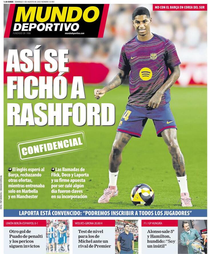 Capa Mundo Deportivo - 2025-08-03
