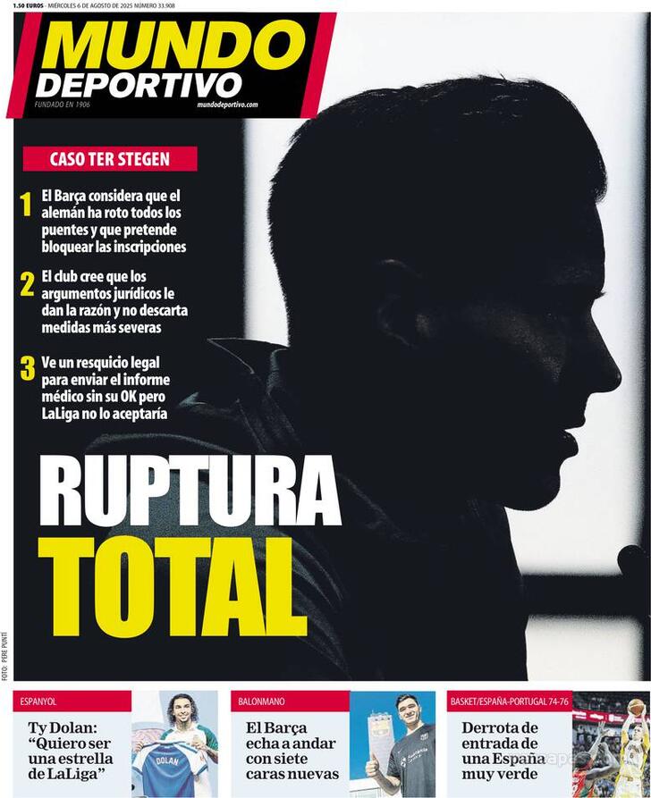 Capa Mundo Deportivo - 2025-08-06