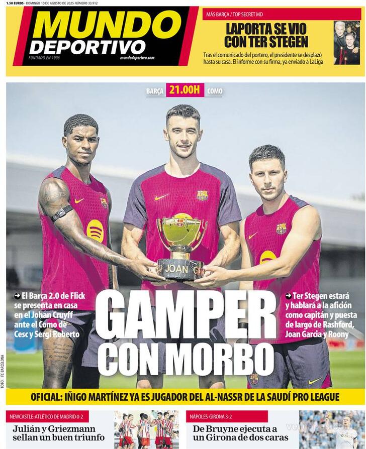 Capa Mundo Deportivo - 2025-08-10