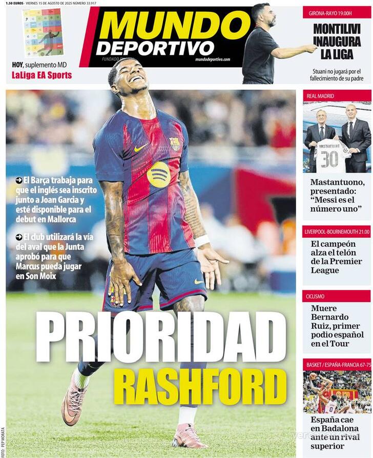 Capa Mundo Deportivo - 2025-08-15