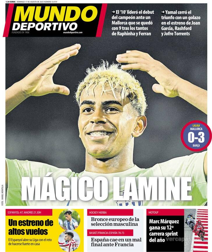 Capa Mundo Deportivo - 2025-08-17