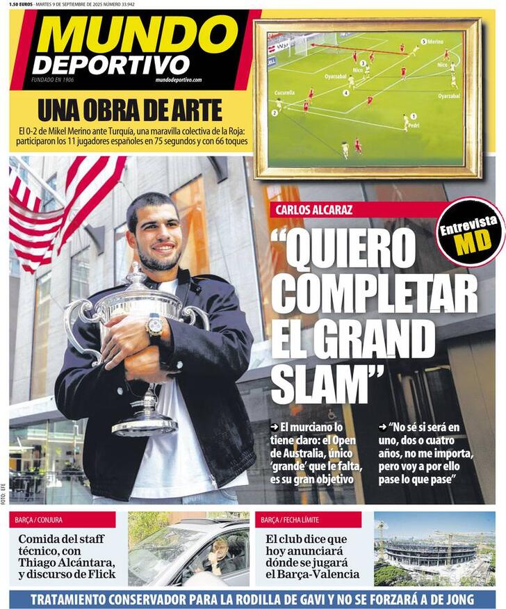 Capa Mundo Deportivo - 2025-09-09