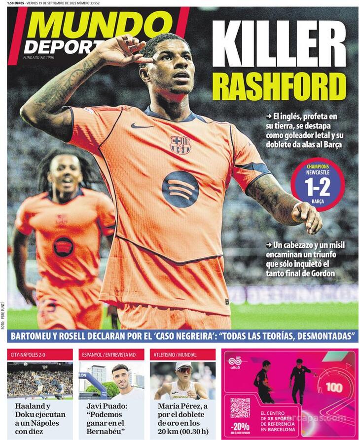 Capa Mundo Deportivo - 2025-09-19