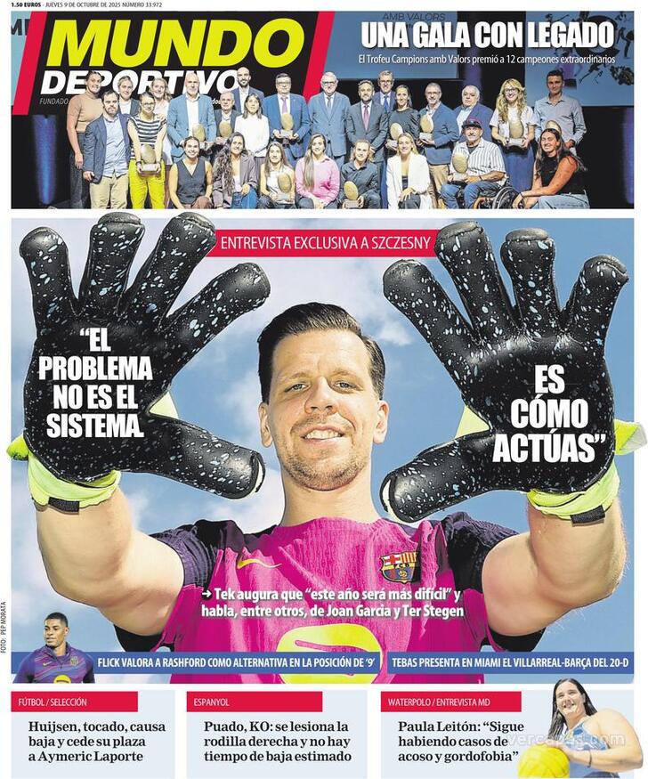 Capa Mundo Deportivo - 2025-10-09
