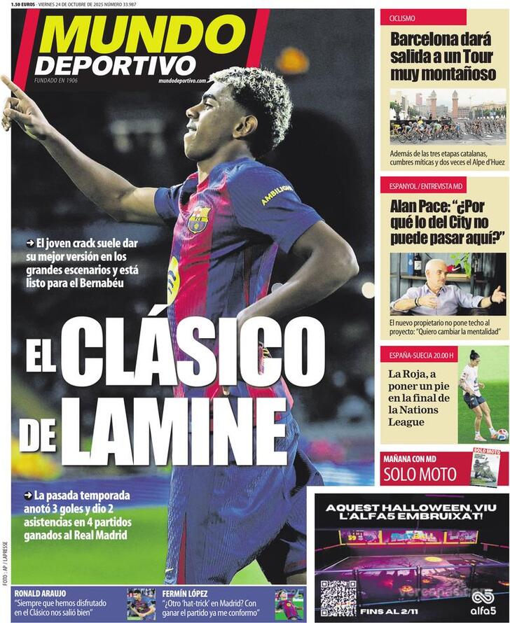 Capa Mundo Deportivo - 2025-10-24