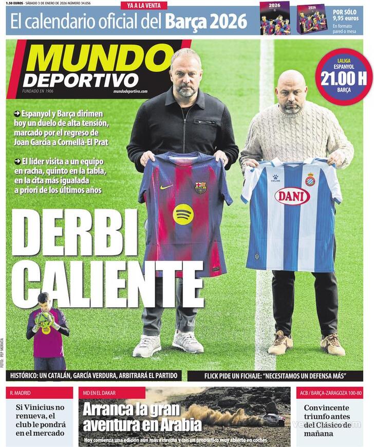 Capa Mundo Deportivo - 2026-01-03