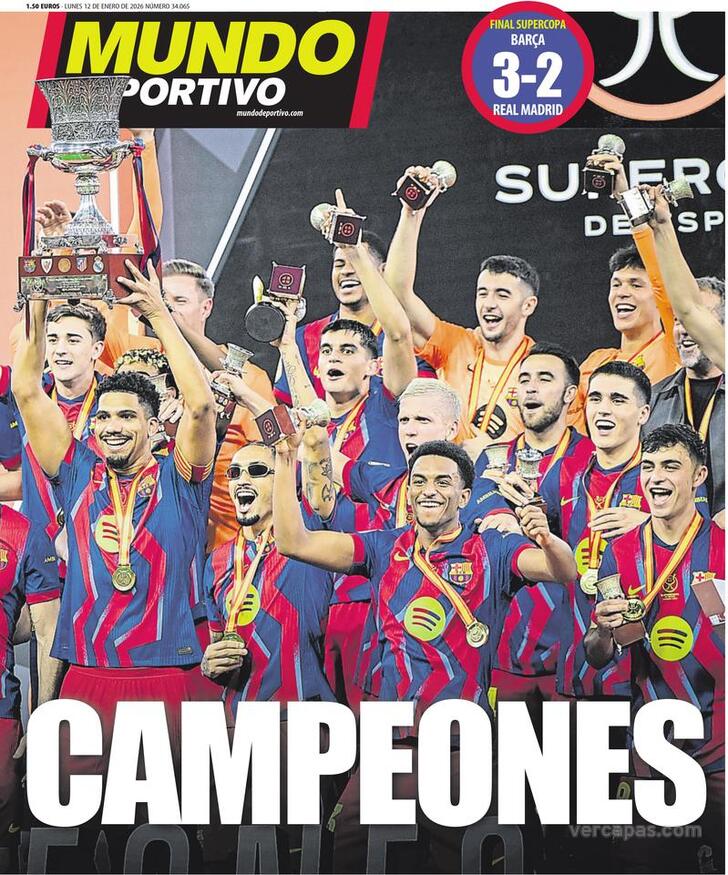 Capa Mundo Deportivo - 2026-01-12
