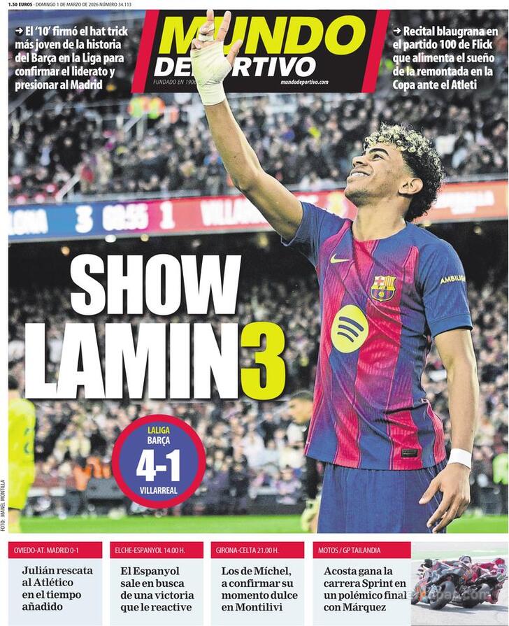 Capa Mundo Deportivo - 2026-03-01