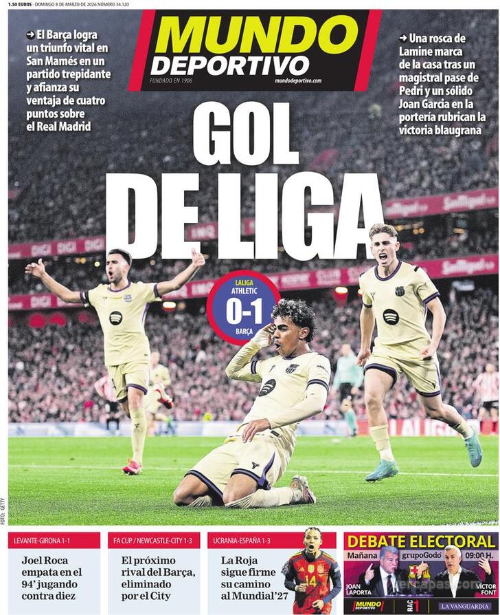 Capa Mundo Deportivo - 2026-03-08
