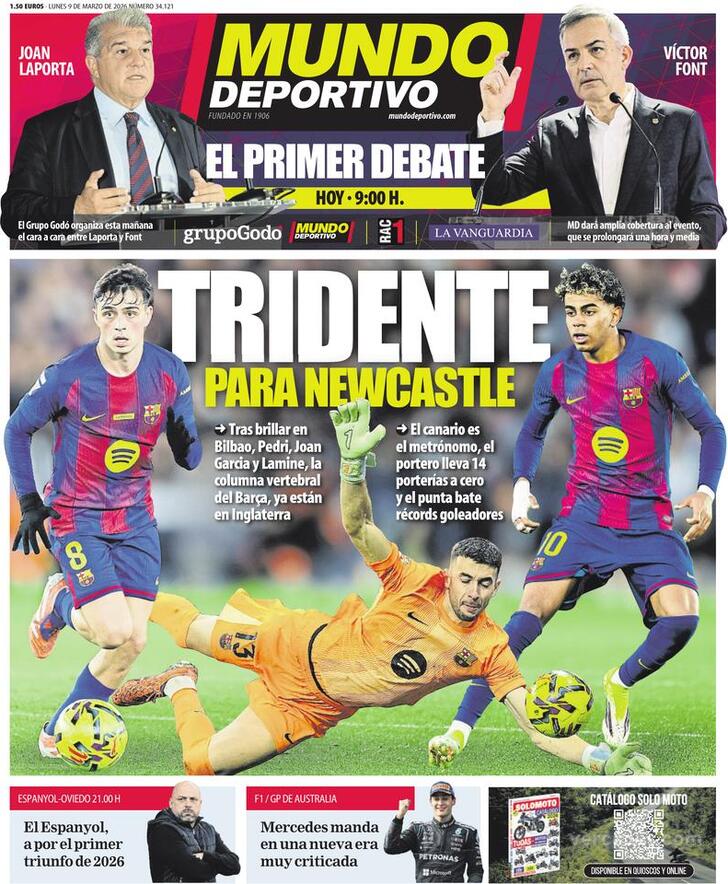 Capa Mundo Deportivo - 2026-03-09