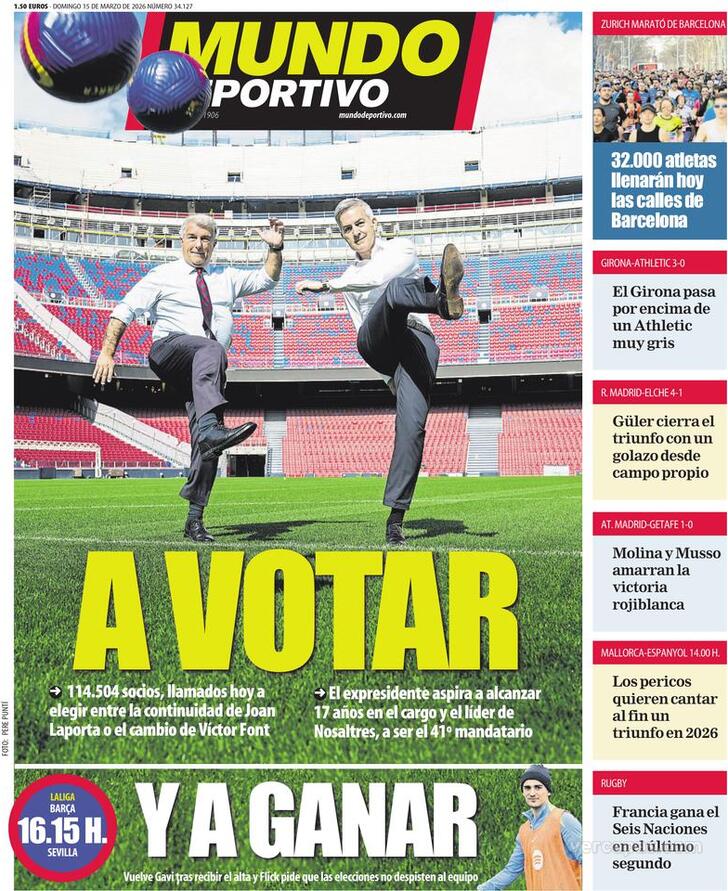 Capa Mundo Deportivo - 2026-03-15
