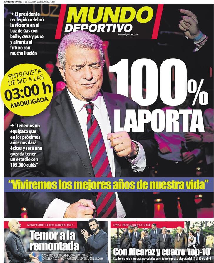 Capa Mundo Deportivo - 2026-03-17