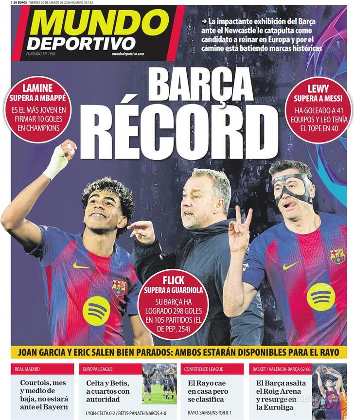 Capa Mundo Deportivo - 2026-03-20