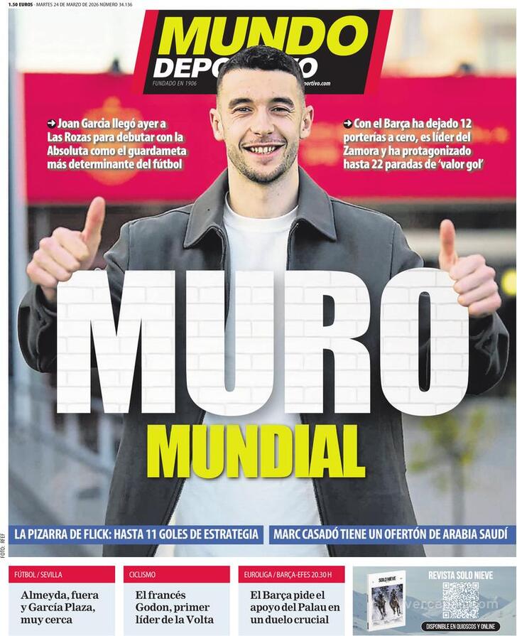 Capa Mundo Deportivo - 2026-03-24