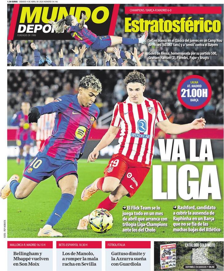 Capa Mundo Deportivo - 2026-04-04
