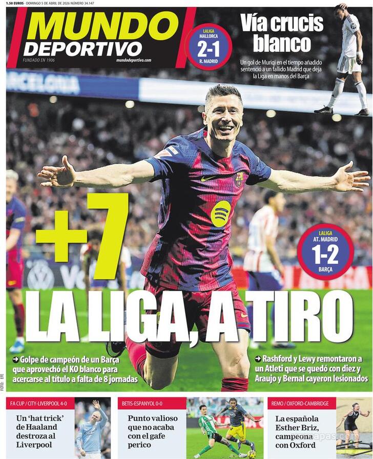 Capa Mundo Deportivo - 2026-04-05