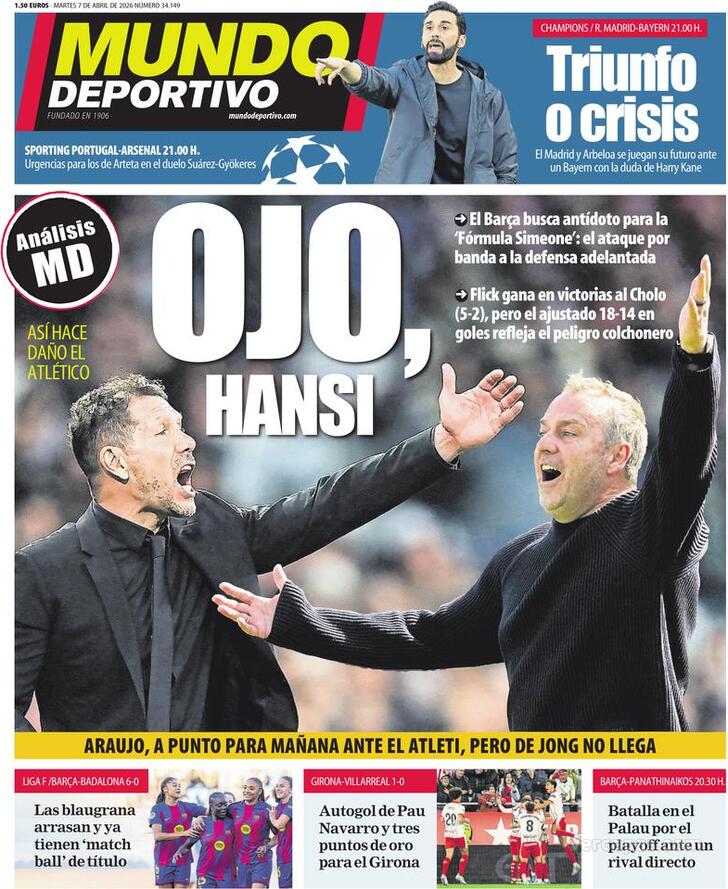 Capa Mundo Deportivo - 2026-04-07
