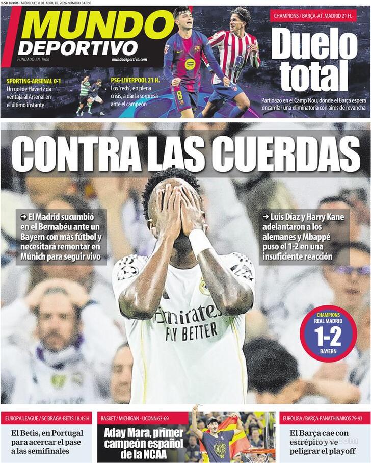 Capa Mundo Deportivo - 2026-04-08