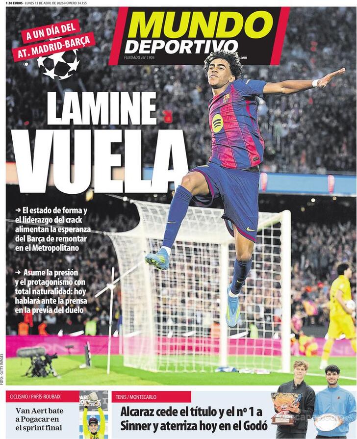 Capa Mundo Deportivo - 2026-04-13