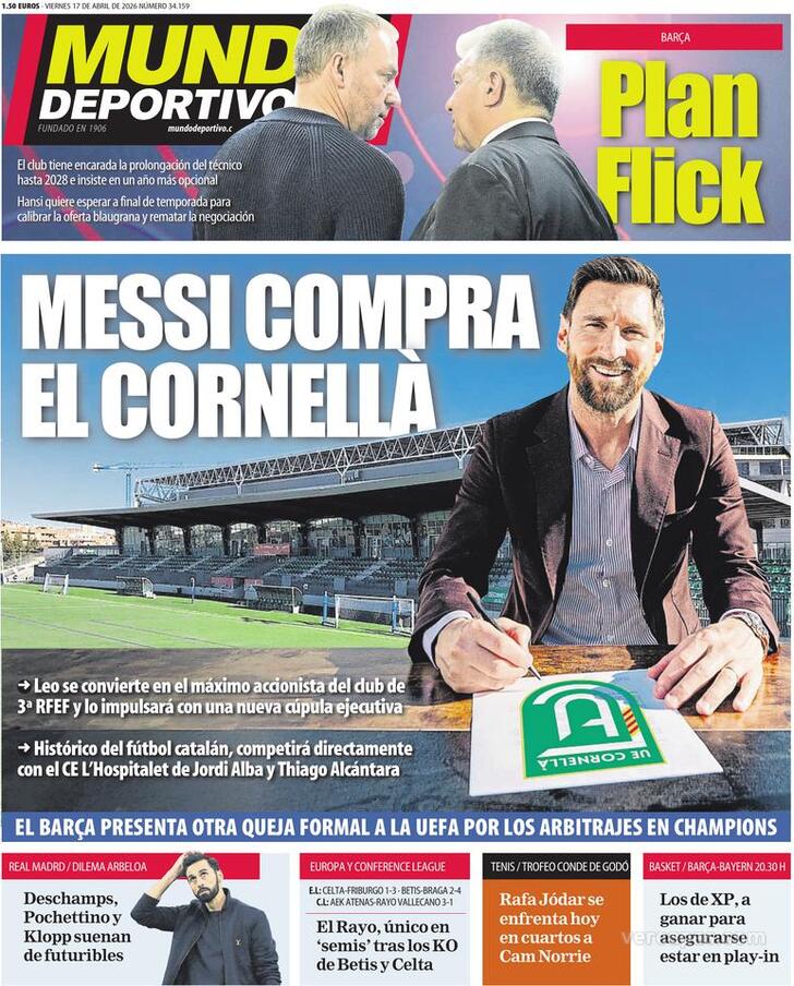 Capa Mundo Deportivo - 2026-04-17