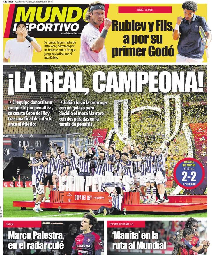 Capa Mundo Deportivo - 2026-04-19
