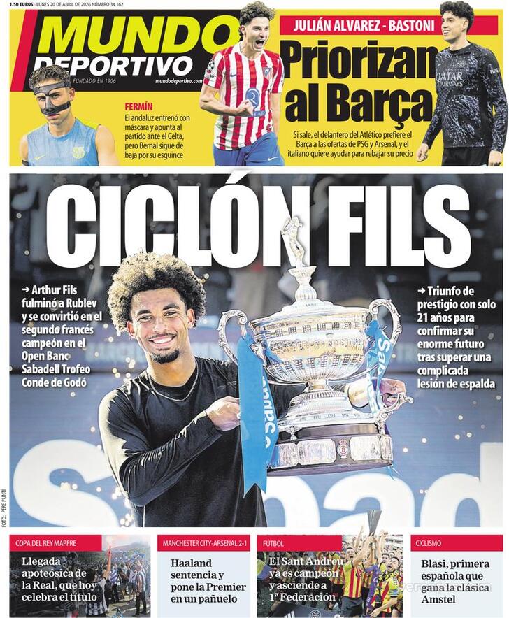 Capa Mundo Deportivo - 2026-04-20