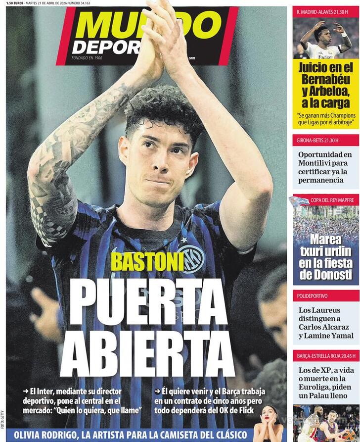 Capa Mundo Deportivo - 2026-04-21