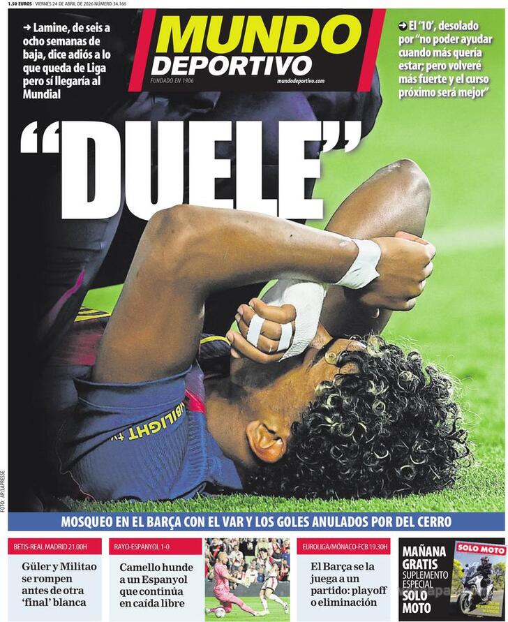 Capa Mundo Deportivo - 2026-04-24