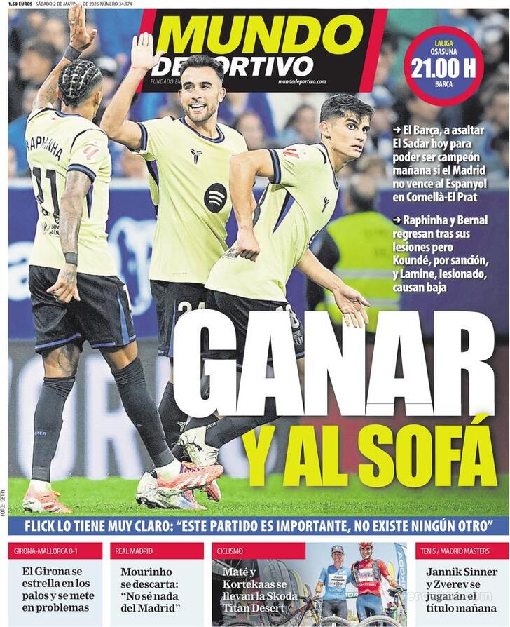 Capa Mundo Deportivo - 2026-05-02