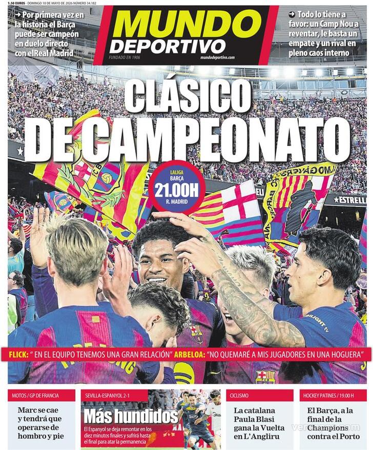 Capa Mundo Deportivo - 2026-05-10