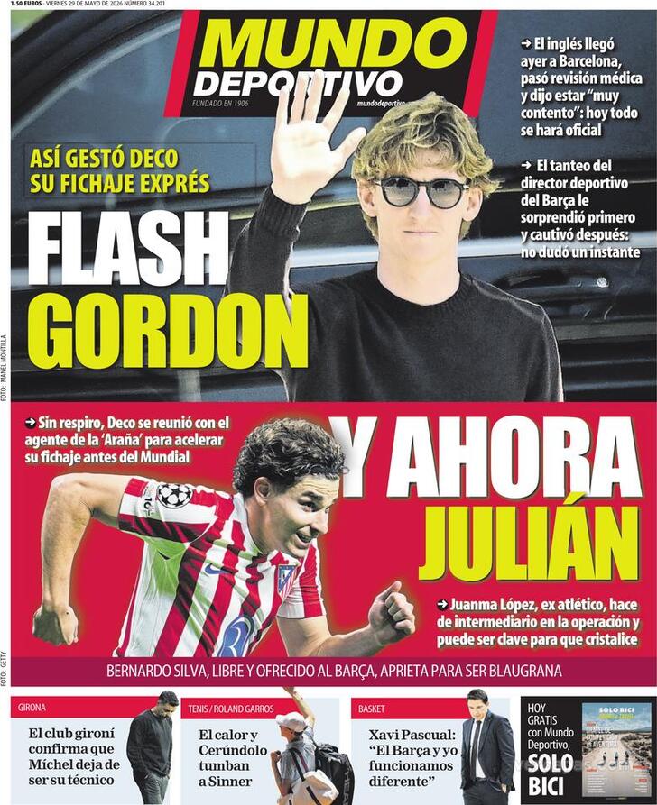Capa Mundo Deportivo - 2026-05-29