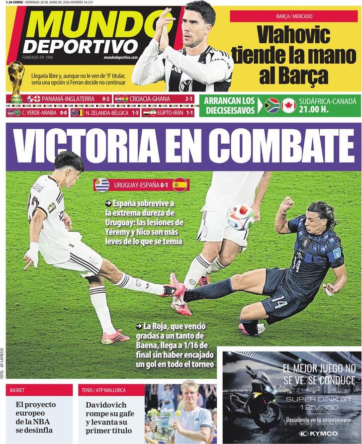 Capa Mundo Deportivo - 2026-06-28
