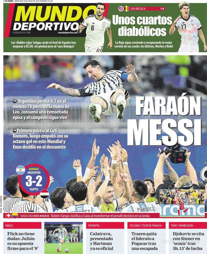 Capa Mundo Deportivo - 2026-07-08