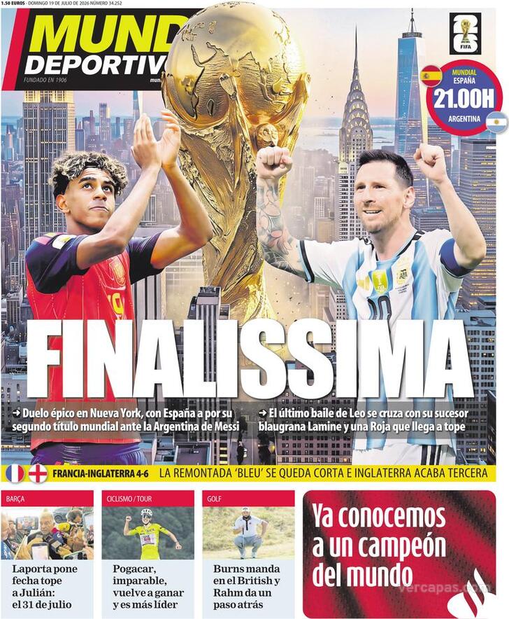 Capa Mundo Deportivo - 2026-07-19