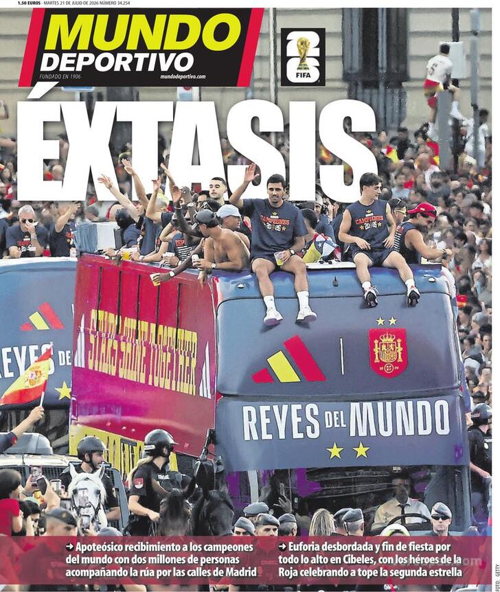 Capa Mundo Deportivo - 2026-07-21