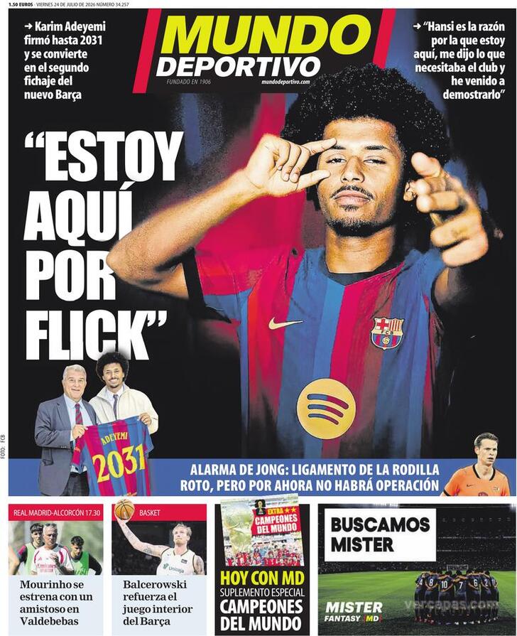 Capa Mundo Deportivo - 2026-07-24