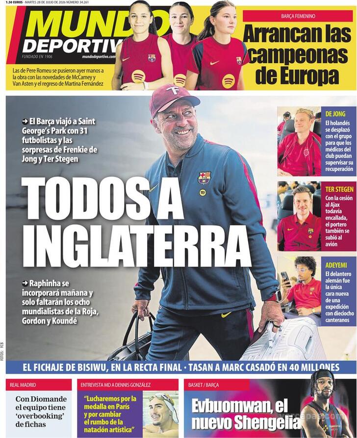 Capa Mundo Deportivo - 2026-07-28