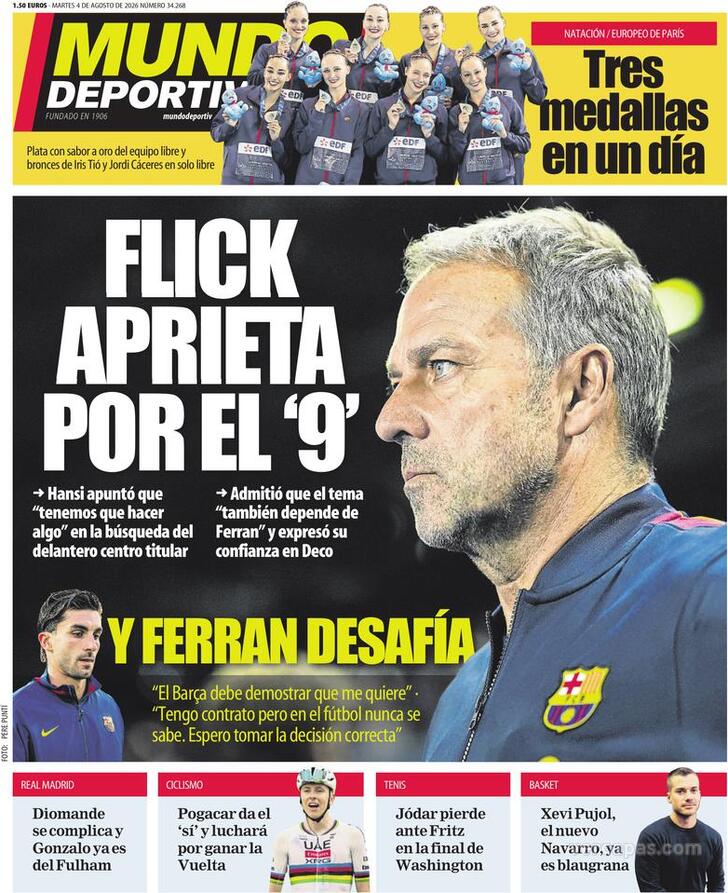 Capa Mundo Deportivo - 2026-08-04