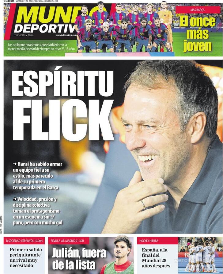 Capa Mundo Deportivo - 2026-08-29