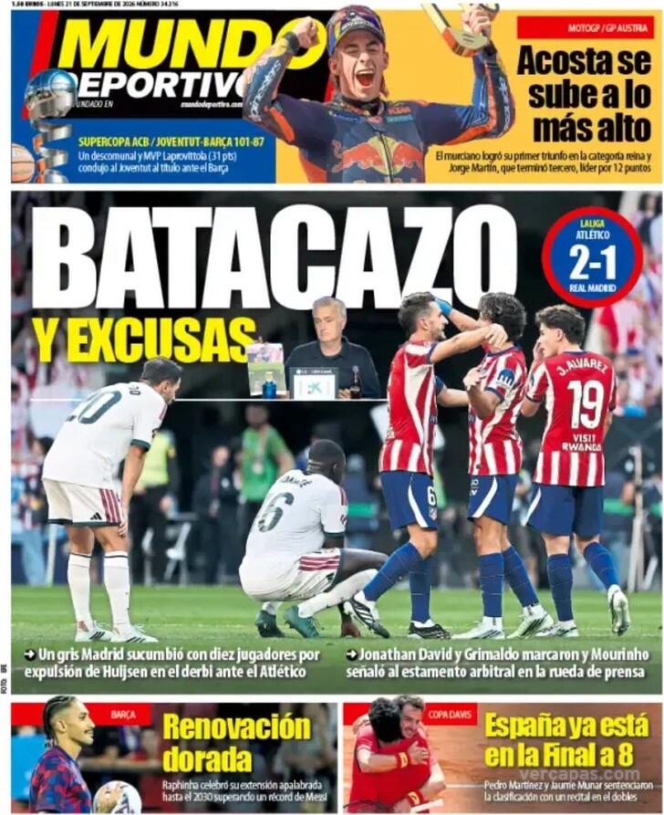 Capa Mundo Deportivo - 2026-09-21