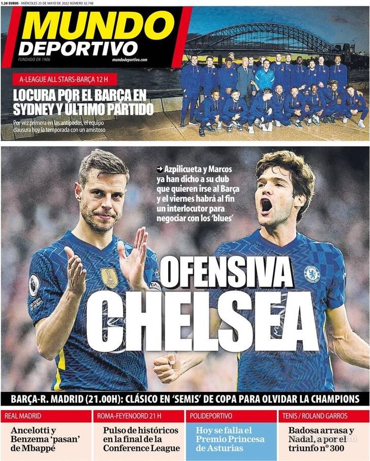 Capa Mundo Deportivo - 2022-05-25
