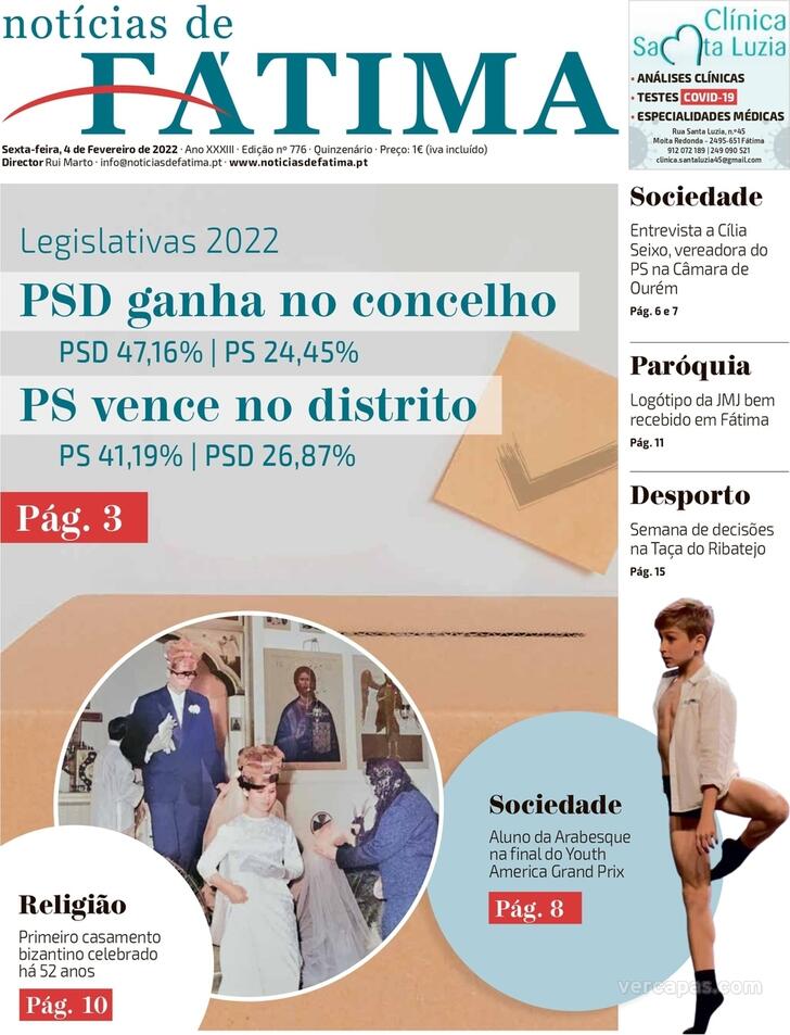 Notcias de Ftima