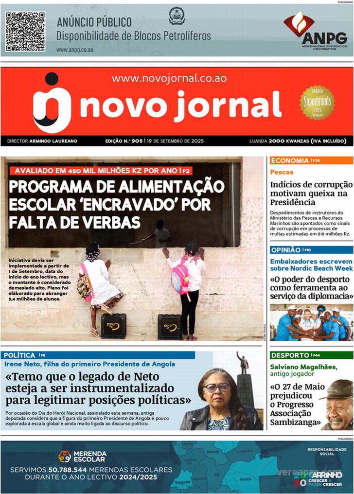Capa Novo Jornal - 2025-09-19