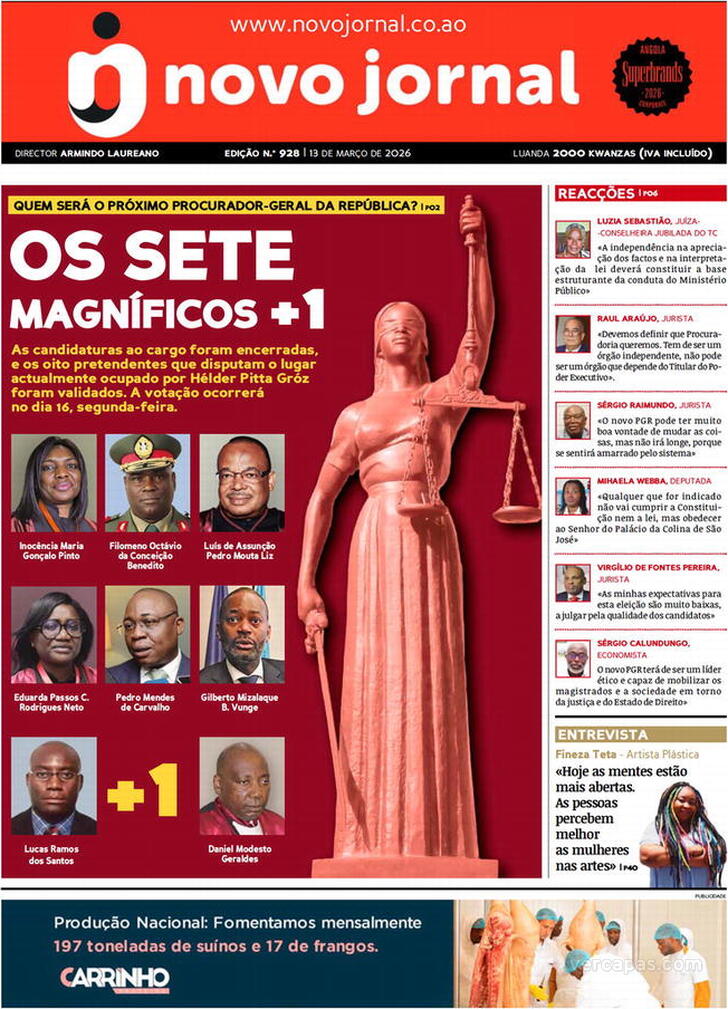 Capa Novo Jornal - 2026-03-13