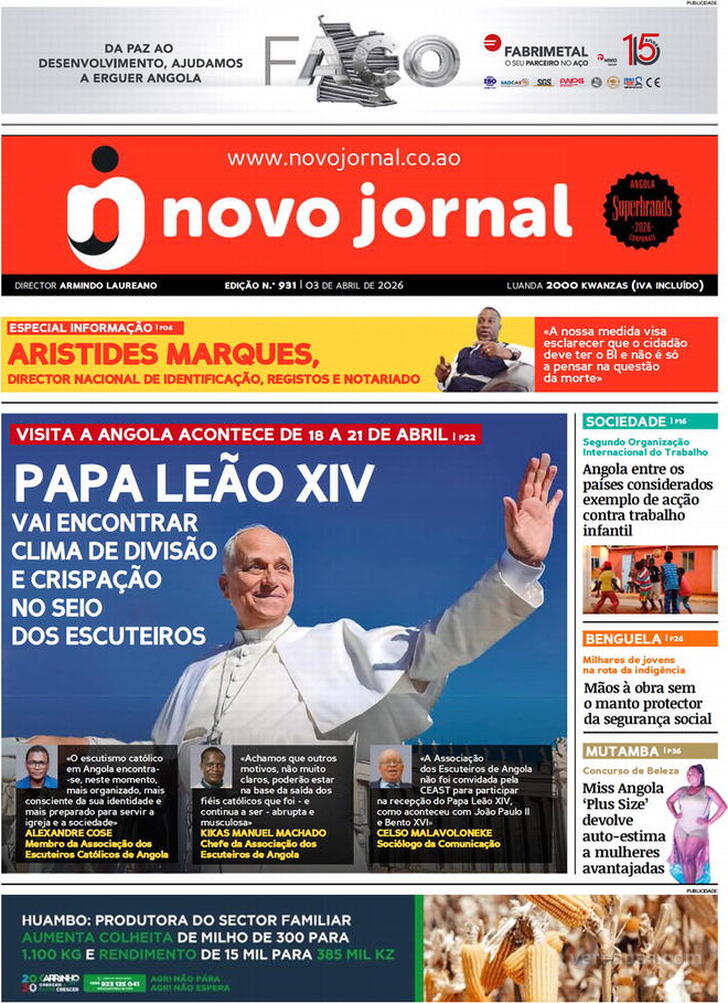 Capa Novo Jornal - 2026-04-03
