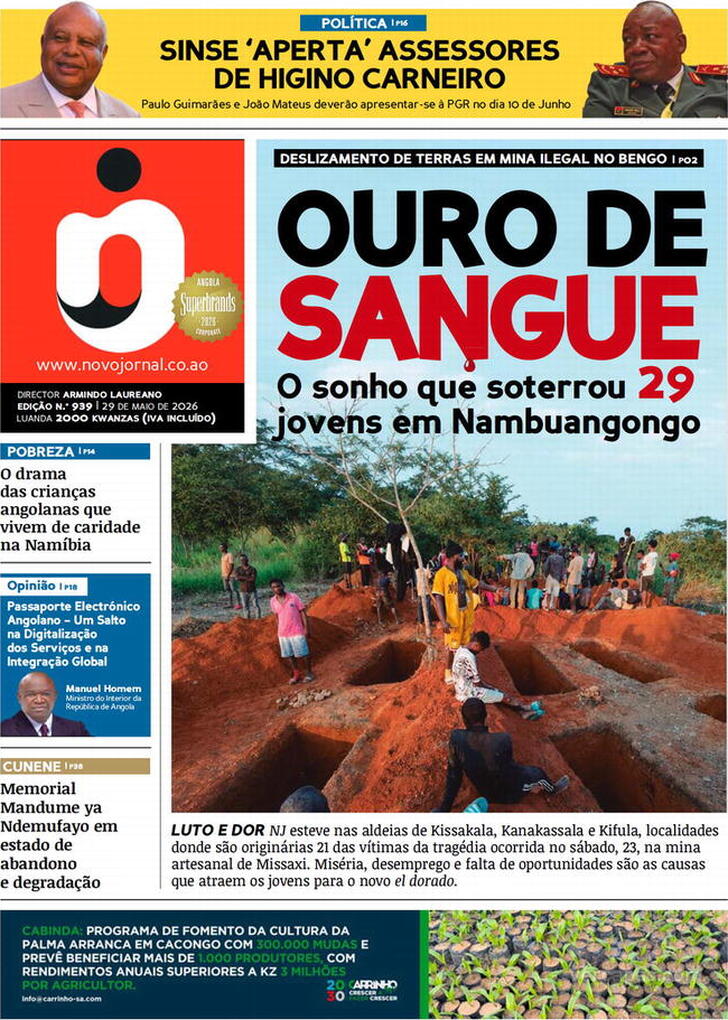 Capa Novo Jornal - 2026-05-29